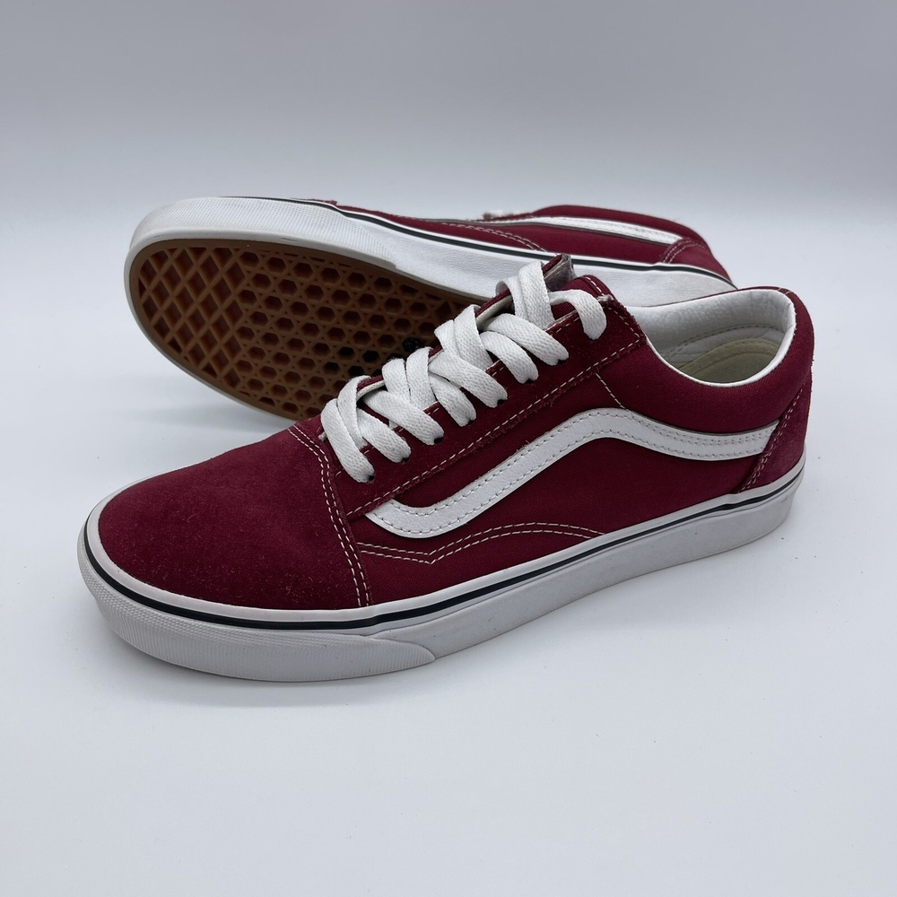 Vans Old Skool Men's Size 9 Casual Shoes VN0A38G1VG4 Rumba Red/True White 500714 - Picture 4 of 11